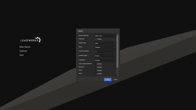 Window Options